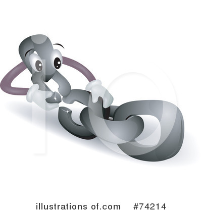 Royalty-Free (RF) Chain Clipart Illustration by BNP Design Studio - Stock Sample #74214