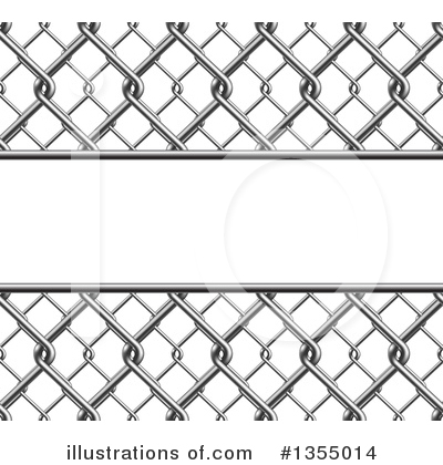 Chain Link Fence Clipart #1355014 by vectorace