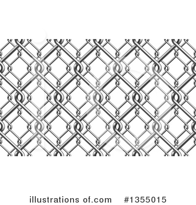 Chain Link Fence Clipart #1355015 by vectorace