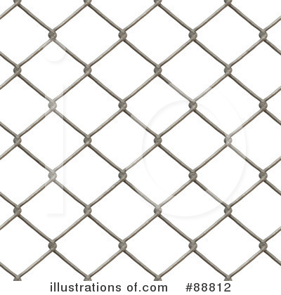 Royalty-Free (RF) Chain Link Fence Clipart Illustration by Arena Creative - Stock Sample #88812