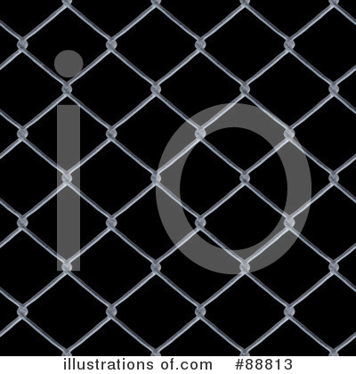 Royalty-Free (RF) Chain Link Fence Clipart Illustration by Arena Creative - Stock Sample #88813