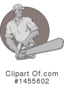Chainsaw Clipart #1455602 by patrimonio