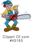 Chainsaw Clipart #43163 by Dennis Holmes Designs