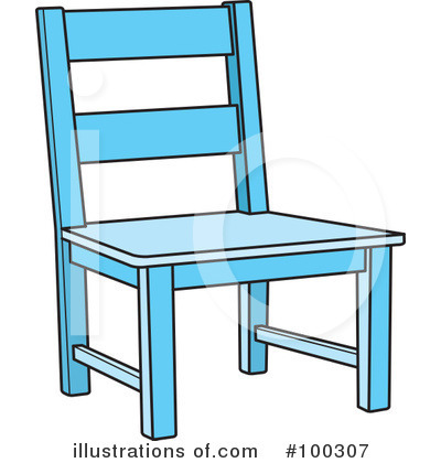 Royalty-Free (RF) Chair Clipart Illustration by Lal Perera - Stock Sample #100307