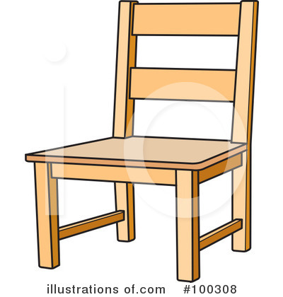 Royalty-Free (RF) Chair Clipart Illustration by Lal Perera - Stock Sample #100308