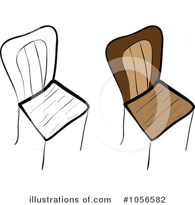 Royalty-Free (RF) Chair Clipart Illustration by Andrei Marincas - Stock Sample #1056582