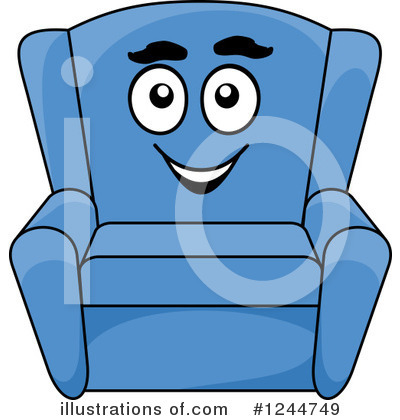 Royalty-Free (RF) Chair Clipart Illustration by Vector Tradition SM - Stock Sample #1244749
