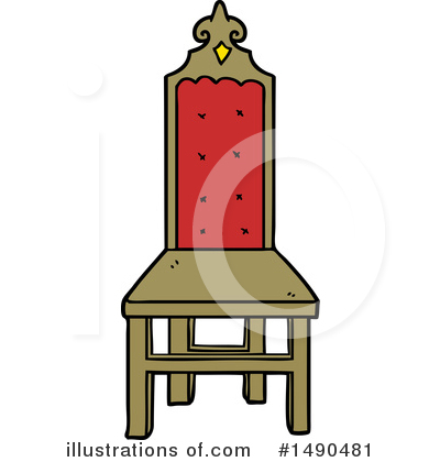 Royalty-Free (RF) Chair Clipart Illustration by lineartestpilot - Stock Sample #1490481