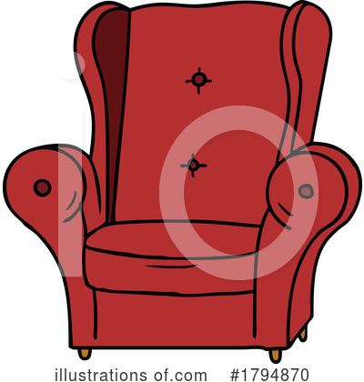 Royalty-Free (RF) Chair Clipart Illustration by lineartestpilot - Stock Sample #1794870