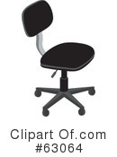 Chair Clipart #63064 by Rosie Piter