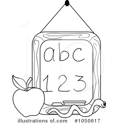 Royalty-Free (RF) Chalkboard Clipart Illustration by Pams Clipart - Stock Sample #1050617