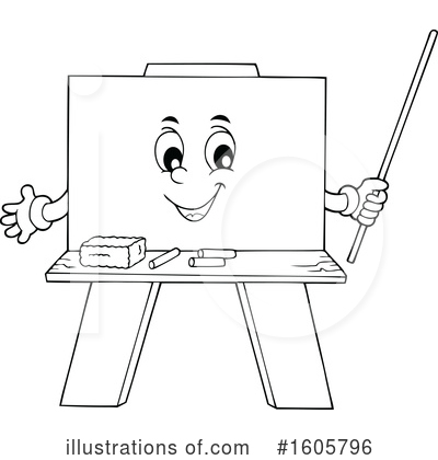Royalty-Free (RF) Chalkboard Clipart Illustration by visekart - Stock Sample #1605796