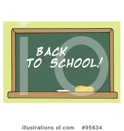 Royalty-Free (RF) Chalkboard Clipart Illustration by Hit Toon - Stock Sample #95634