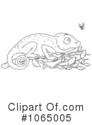 Chameleon Clipart #1065005 by Alex Bannykh