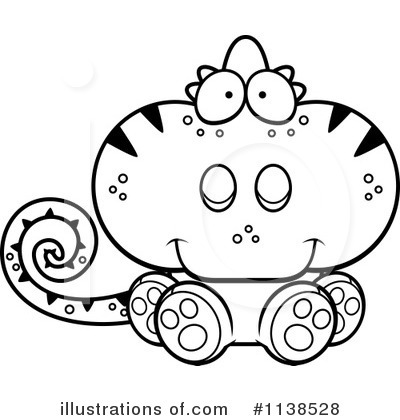 Royalty-Free (RF) Chameleon Clipart Illustration by Cory Thoman - Stock Sample #1138528