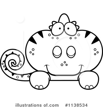 Royalty-Free (RF) Chameleon Clipart Illustration by Cory Thoman - Stock Sample #1138534