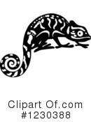 Chameleon Clipart #1230388 by Vector Tradition SM