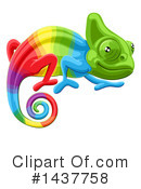 Chameleon Clipart #1437758 by AtStockIllustration