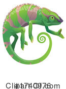 Chameleon Clipart #1740976 by Vector Tradition SM