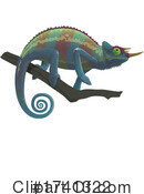 Chameleon Clipart #1741322 by Vector Tradition SM