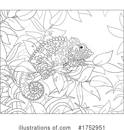 Royalty-Free (RF) Chameleon Clipart Illustration by Alex Bannykh - Stock Sample #1752951