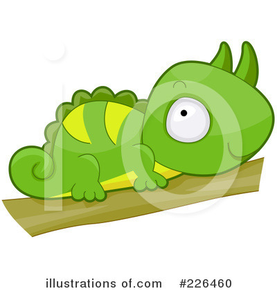 Royalty-Free (RF) Chameleon Clipart Illustration by BNP Design Studio - Stock Sample #226460