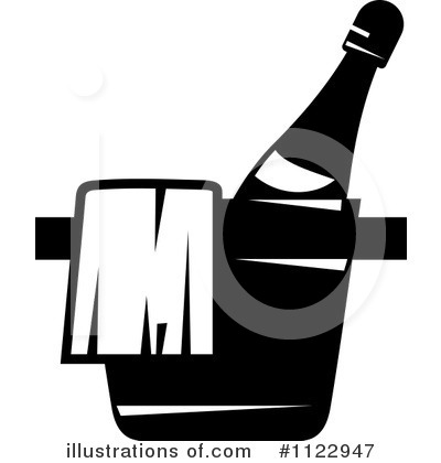 Champagne Clipart #1122947 by Vector Tradition SM