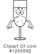 Champagne Clipart #1200692 by Cory Thoman