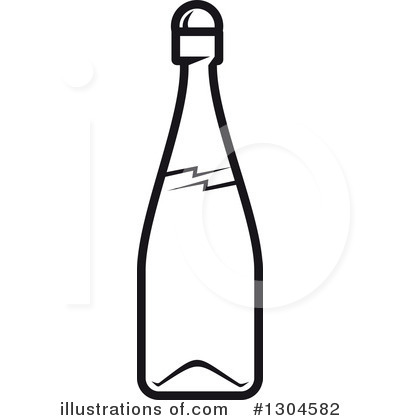 Champagne Clipart #1304582 by Vector Tradition SM