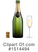 Champagne Clipart #1514494 by beboy