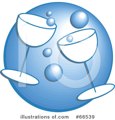 Royalty-Free (RF) Champagne Clipart Illustration by Prawny - Stock Sample #66539