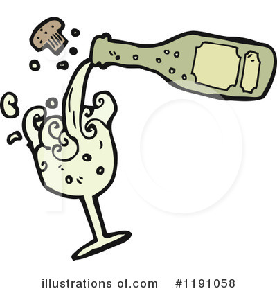 Royalty-Free (RF) Champaign Clipart Illustration by lineartestpilot - Stock Sample #1191058