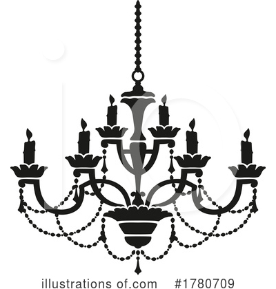 Chandelier Clipart #1780709 by Vector Tradition SM