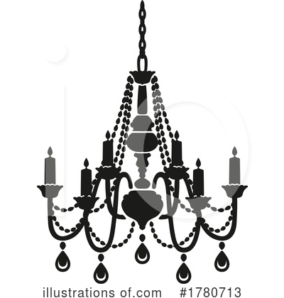 Chandelier Clipart #1780713 by Vector Tradition SM