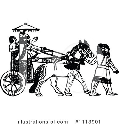 Royalty-Free (RF) Chariot Clipart Illustration by Prawny Vintage - Stock Sample #1113901