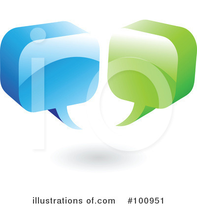 Royalty-Free (RF) Chat Clipart Illustration by cidepix - Stock Sample #100951