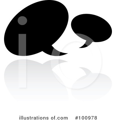 Royalty-Free (RF) Chat Clipart Illustration by cidepix - Stock Sample #100978