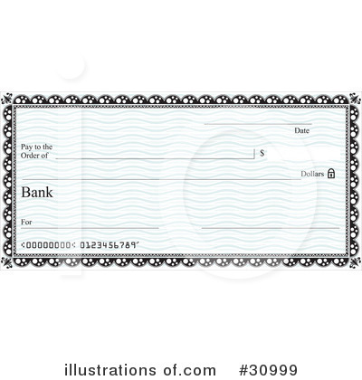 Cheque Clipart #30999 by David Rey