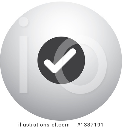 Royalty-Free (RF) Check Mark Clipart Illustration by ColorMagic - Stock Sample #1337191