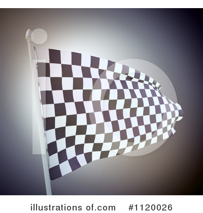 Royalty-Free (RF) Checkered Flag Clipart Illustration by Mopic - Stock Sample #1120026