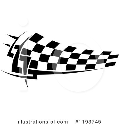 Royalty-Free (RF) Checkered Flag Clipart Illustration by Vector Tradition SM - Stock Sample #1193745
