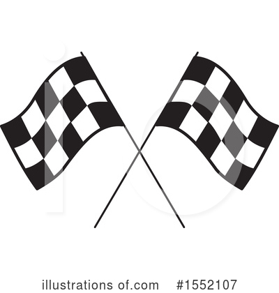 Royalty-Free (RF) Checkered Flag Clipart Illustration by Johnny Sajem - Stock Sample #1552107