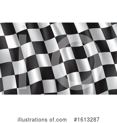 Royalty-Free (RF) Checkered Flag Clipart Illustration by Vector Tradition SM - Stock Sample #1613287
