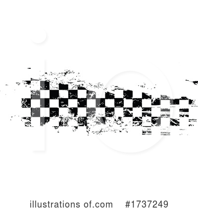 Royalty-Free (RF) Checkered Flag Clipart Illustration by Vector Tradition SM - Stock Sample #1737249