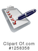 Checklist Clipart #1258358 by AtStockIllustration