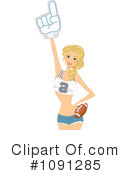 Cheerleader Clipart #1091285 by BNP Design Studio