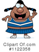 Cheerleader Clipart #1122358 by Cory Thoman