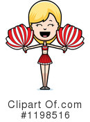 Cheerleader Clipart #1198516 by Cory Thoman