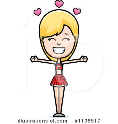 Teen Girl Clipart #1198517 by Cory Thoman