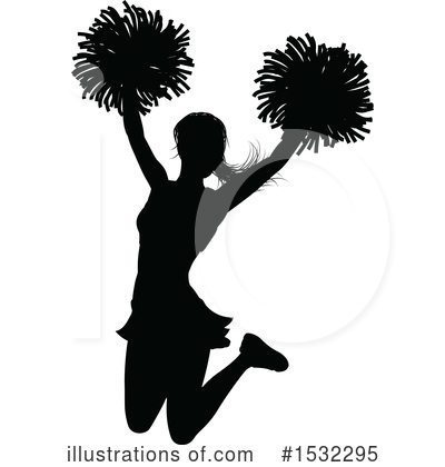 Royalty-Free (RF) Cheerleader Clipart Illustration by AtStockIllustration - Stock Sample #1532295